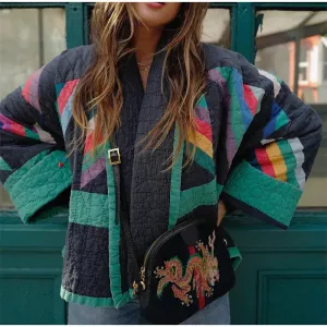 Women's Warm Retro Vintage Jacket | Winter