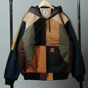 Workwear Colorblock Hooded Jacket Size 2XL