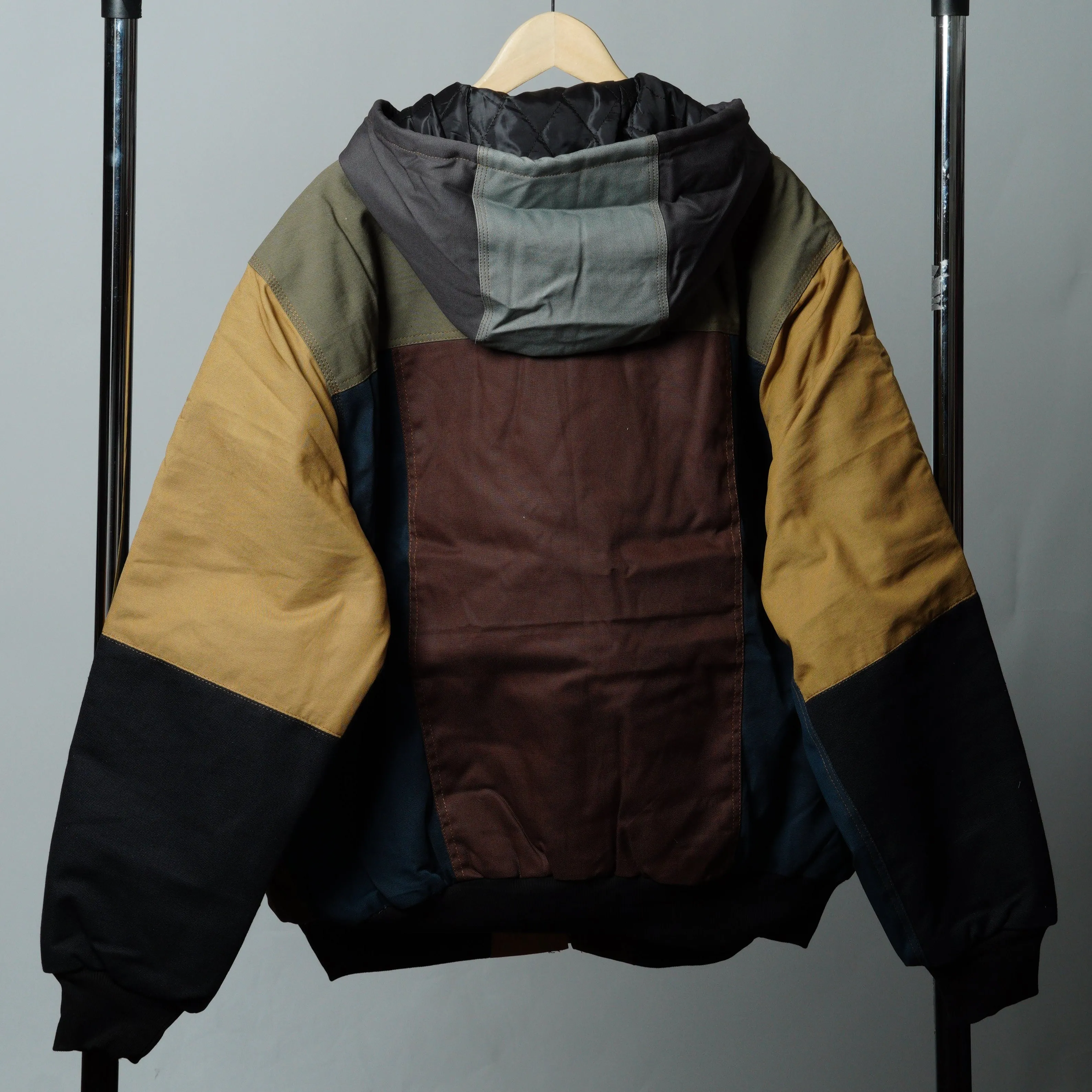 Workwear Colorblock Hooded Jacket Size 2XL