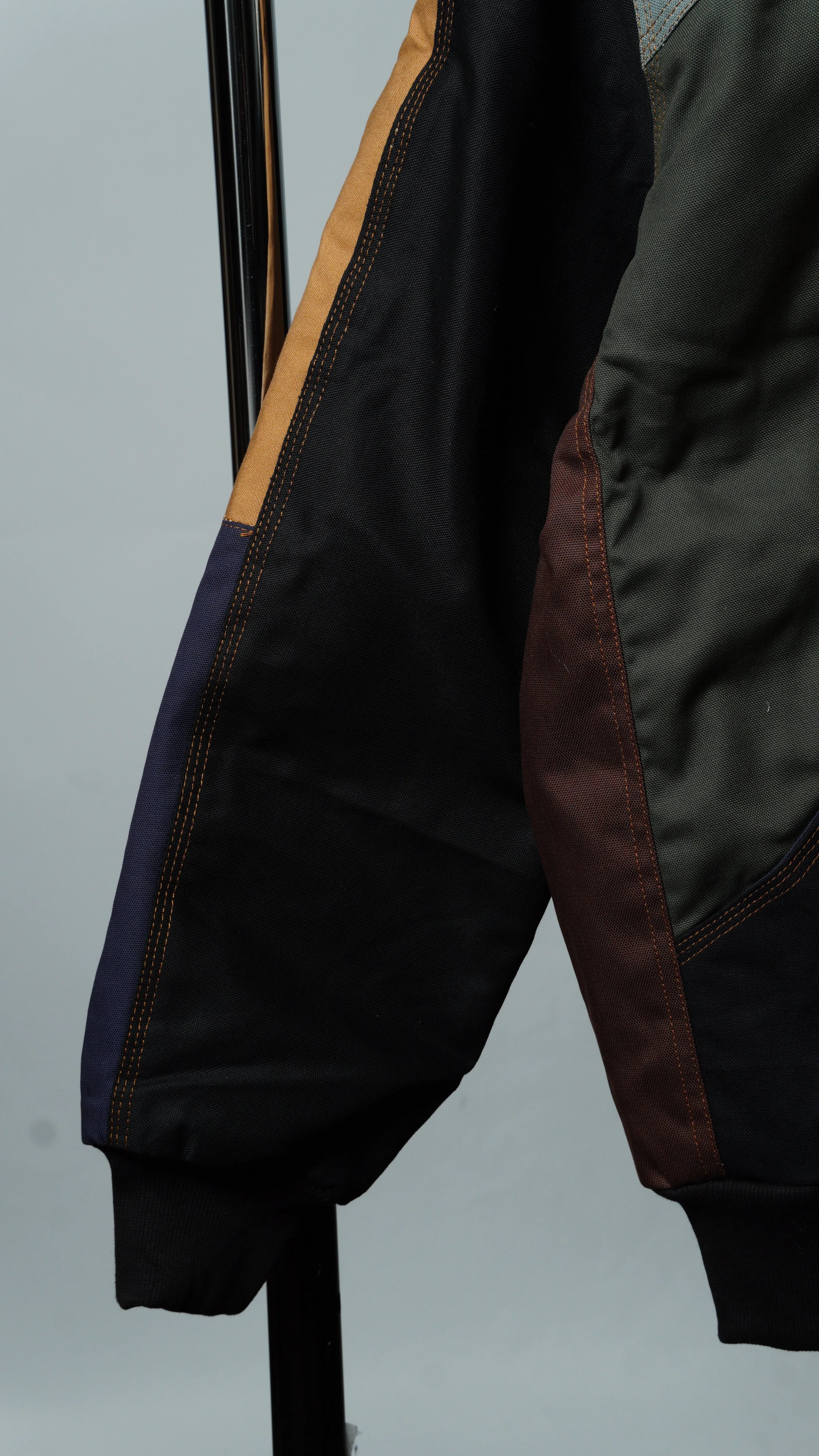 Workwear Colorblock Hooded Jacket Size L