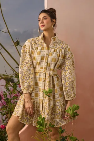Yellow Ochre Whispers Dress