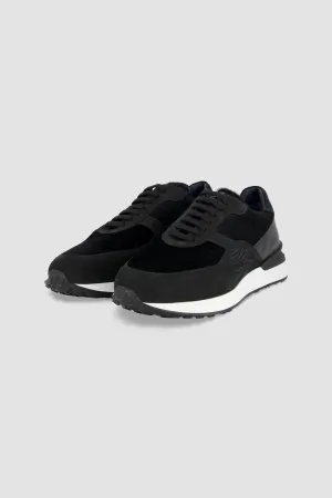Zilli Black Leather and Suede Sneakers