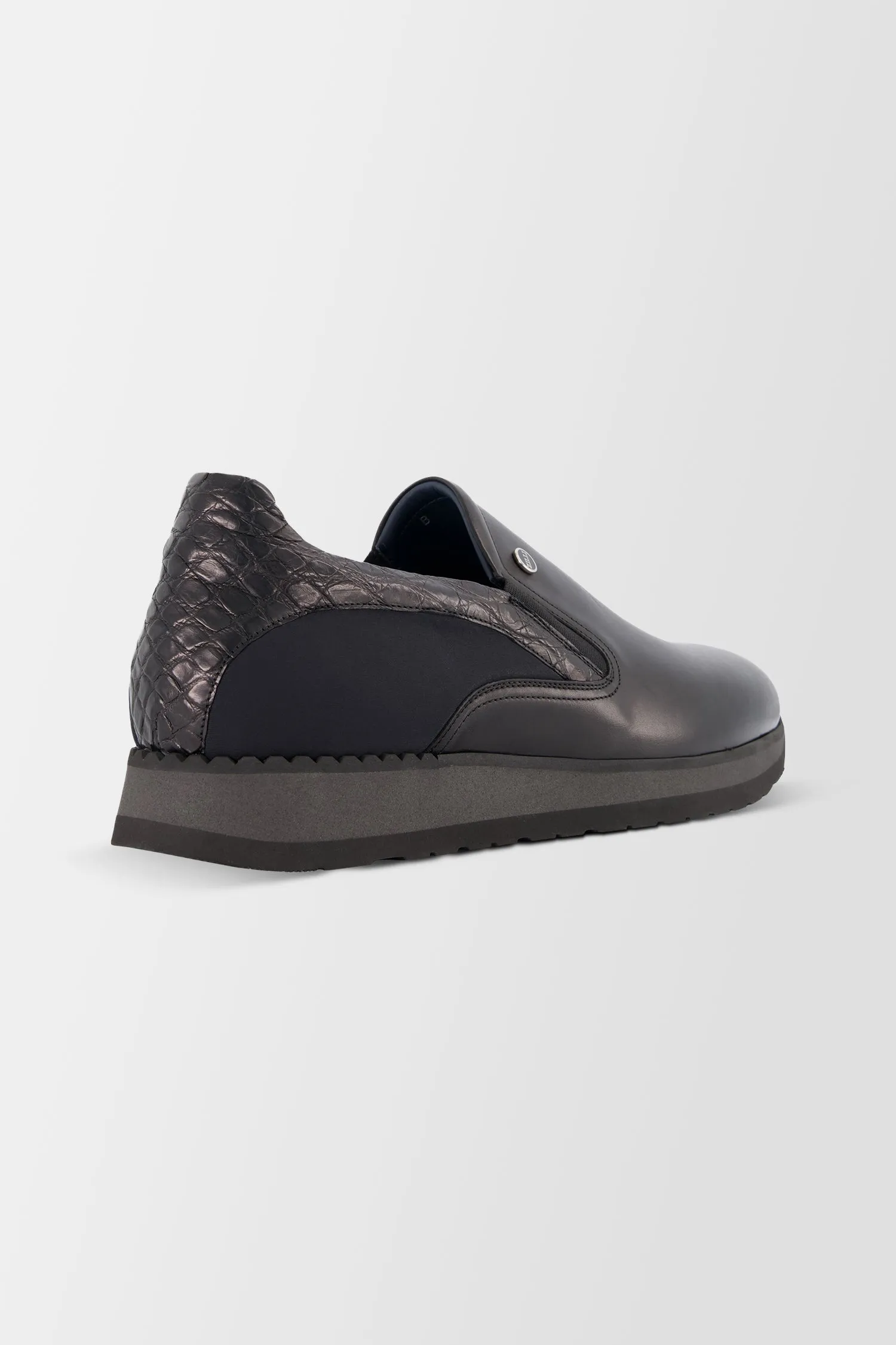 Zilli Black Pompei Sneakers