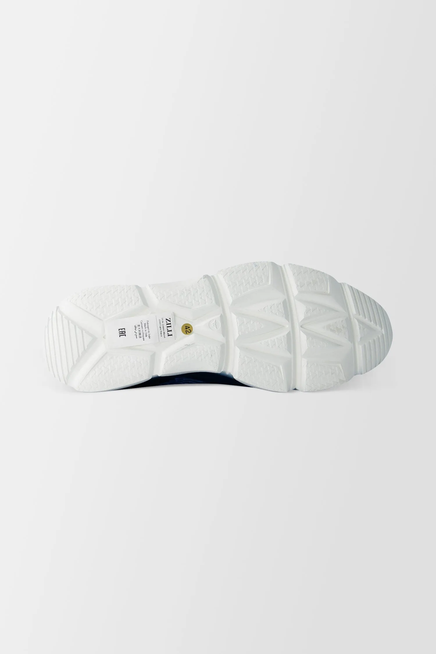 Zilli Blue Rubber Sneakers