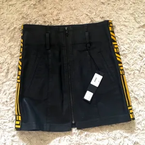 Zipper jean skirts